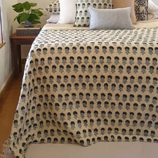 Marigold Cotton King Quilted Bedspread