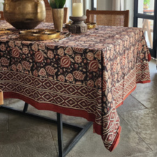 Pomegranate Darsh Cotton Tablecloth