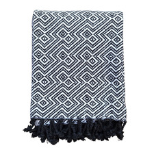 Geometric Kynan Cotton Throw