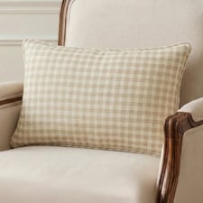 Elsie Cotton & Linen Lumbar Cushion Cover