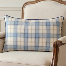 Evie Cotton & Linen Lumbar Cushion Cover