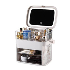 Cosmetic Organiser with LED Mirror