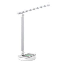 38cm LED Desk Lamp with Wireless Charging Pad