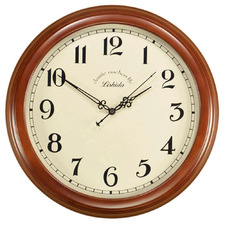 40cm Classic Pine Wood Wall Clock