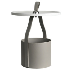 Cody Bridle Leather Side Table
