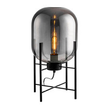 48cm Industrial Metal & Glass Table Lamp