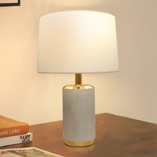 45cm Aubert Marble & Iron Table Lamp