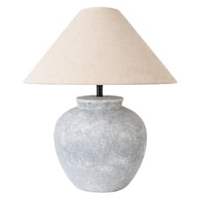 Harrod Ceramic & Linen Table Lamp