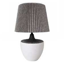 Fleming Ceramic & Linen Table Lamp