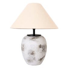 Somers Ceramic & Linen Table Lamp