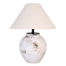 Kiefer Ceramic & Linen Table Lamp