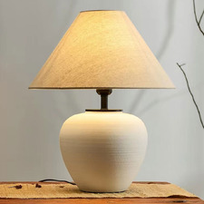 Danvers Ceramic & Linen Table Lamp
