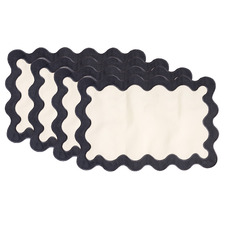 Rivie Cotton Canvas Placemats (Set of 4)