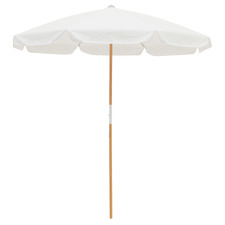 2.3m White Amalfi Beach Umbrella