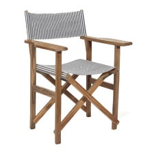 Laurens Striped Outdoor Director's Chair