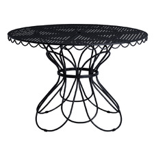 Vintage Black Al Fresco Dining Table