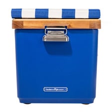 Striped Hemingway Cushion Top Cooler Box
