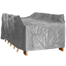 Grey Divide Square Outdoor Table Cover