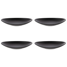 24.5cm Oval Melamine Dinner Plates (Set of 4)