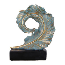 Curled Anna Feather Statue