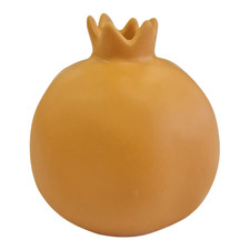 Mustard Pomegranate Ceramic Vase