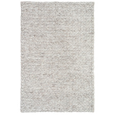 Silver Camilla Hand-Woven New Zealand Wool-Blend Rug