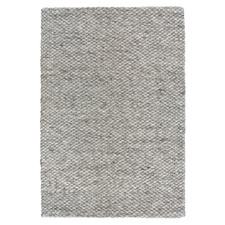 Silver Bogdan Hand-Woven Wool-Blend Rug