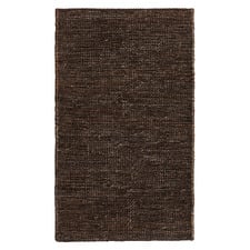 Dark Brown Jairus Hand-Knotted Jute Rug