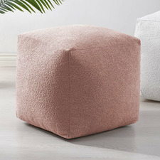 Blake Boucle Pouffe Cover