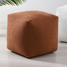 Blake Boucle Pouffe Cover