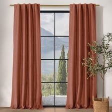 Byron Blockout Concealed Tab Top Curtains (Set of 2)
