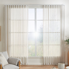 Orion Sheer S-Fold Single Panel Curtain
