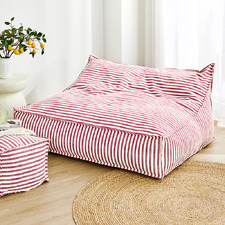 Oscar Faux Linen Double Bean Bag Cover