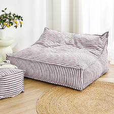 Oscar Faux Linen Double Bean Bag Cover