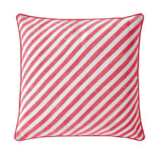 Striped Oscar Faux Linen Cushion