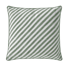 Striped Oscar Faux Linen Cushion