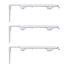 Orion S-Fold Curtain Double Brackets (Set of 3)