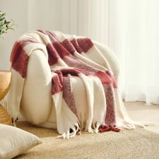 Sophia Faux Mohair Throw