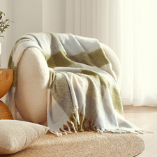 Sophia Faux Mohair Throw