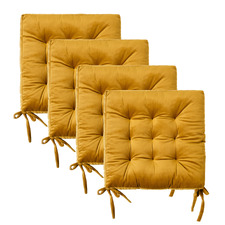 Edith Velvet Seat Cushions (Set of 4)