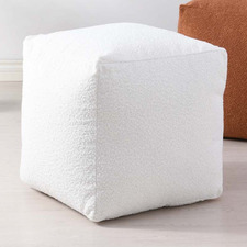 Blake Boucle Pouffe Cover