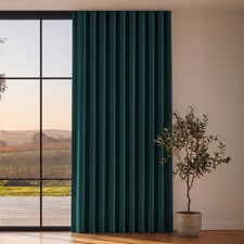 Byron Blockout S-Fold Single Panel Curtain