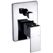 Eckig Shower/Bath Wall Mixer Diverter