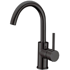 Rund Gooseneck Kitchen Sink Mixer