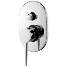 Rund Chrome Shower Mixer Diverter