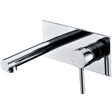 Rund Bath/Basin Wall Mixer Set