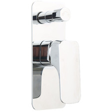 Kompakt Eckig Rectangular Shower/Bath Wall Mixer Diverter
