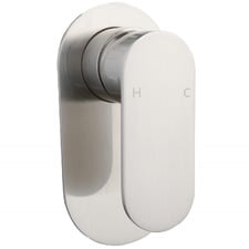Oval Curved Shower/Bath Wall Mixer