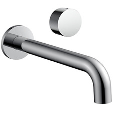 Qi Rund Progressive Bath/Basin Wall Mixer Set