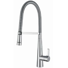 Kettler Chrome Ribbed Kitchen Mixer with LED